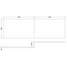 hudson-reed-fusion-gloss-grey-1700mm-shower-bath-front-panel---off973-