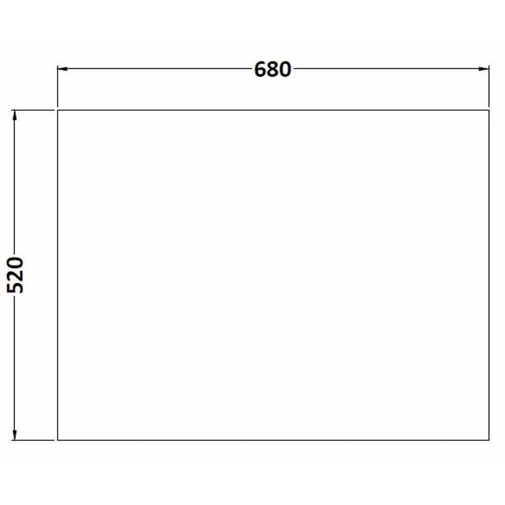 Hudson Reed Fusion Gloss Grey 700mm Shower Bath End Panel - OFF979