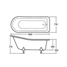 hudson-reed-brockley-1500mm-single-ended-freestanding-bath--corbel-leg-set-