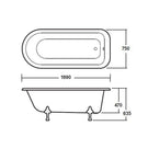 hudson-reed-barnsbury-1700mm-single-ended-freestanding-bath--corbel-leg-set-