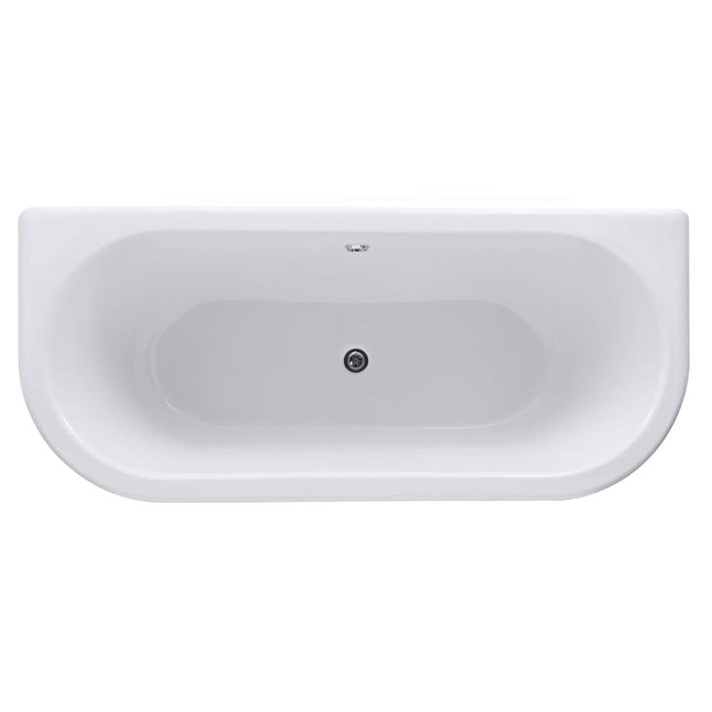 Hudson Reed Kenton 1700mm Double Ended Freestanding Bath & Deacon Leg Set