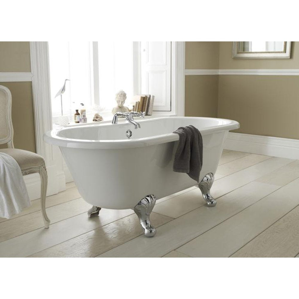 Hudson Reed Kingsbury 1500mm Double Ended Freestanding Bath & Corbel Leg Set