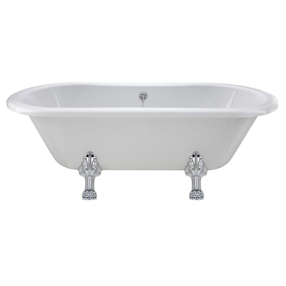 Hudson Reed Kingsbury 1700mm Double Ended Freestanding Bath & Pride Leg Set