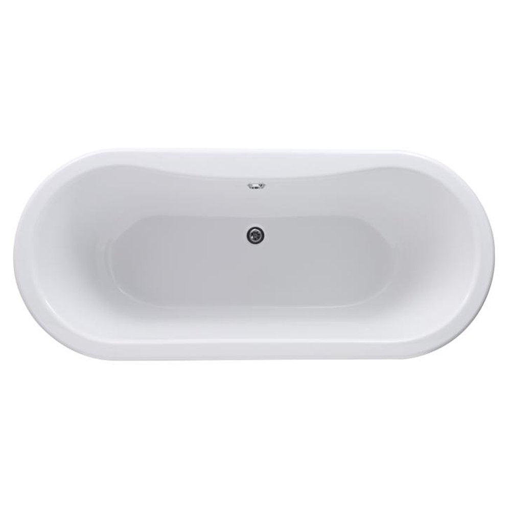 Hudson Reed Kingsbury 1700mm Double Ended Freestanding Bath & Pride Leg Set
