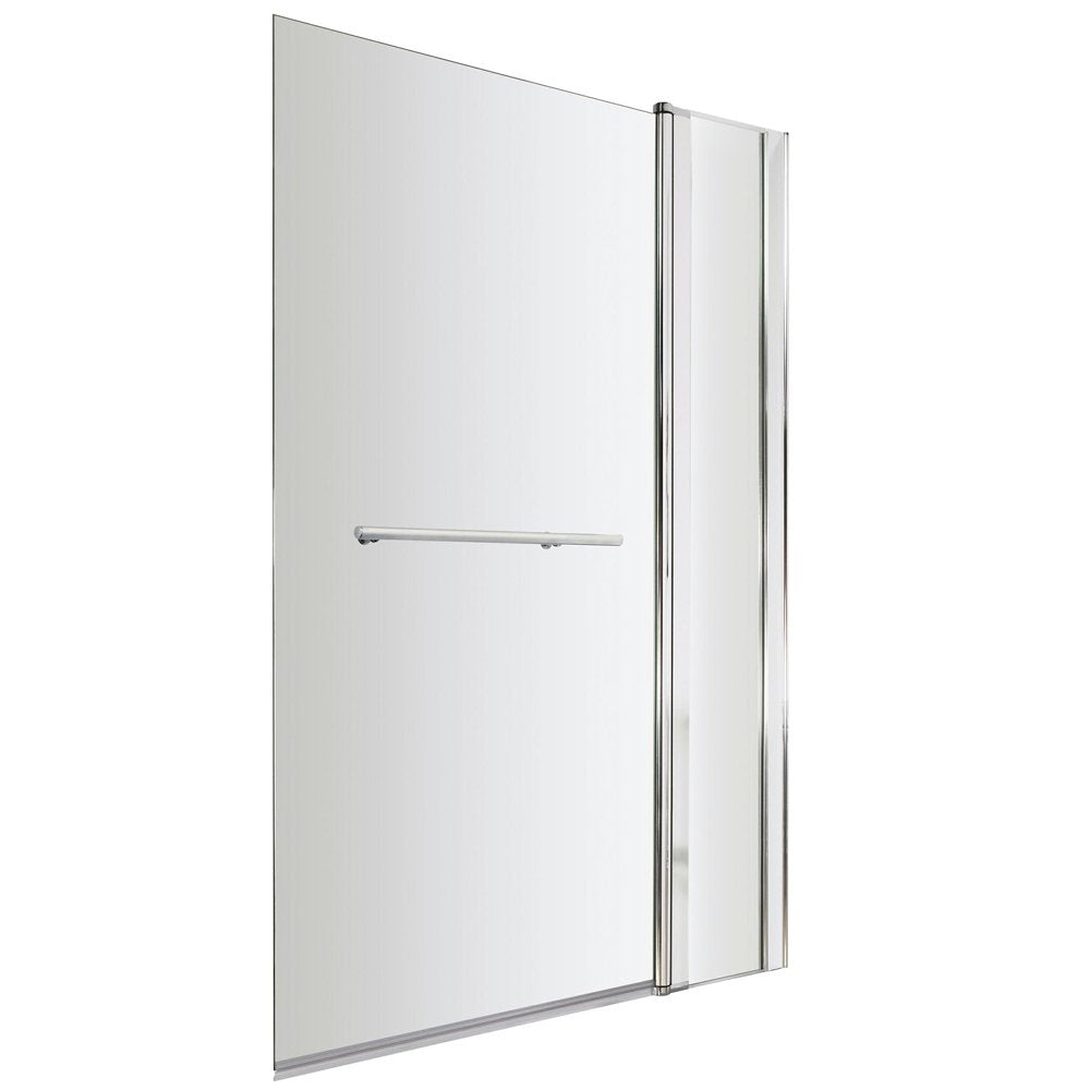 Hudson Reed Square Bath Screen with Fixed Panel & Rail - NSSQR2