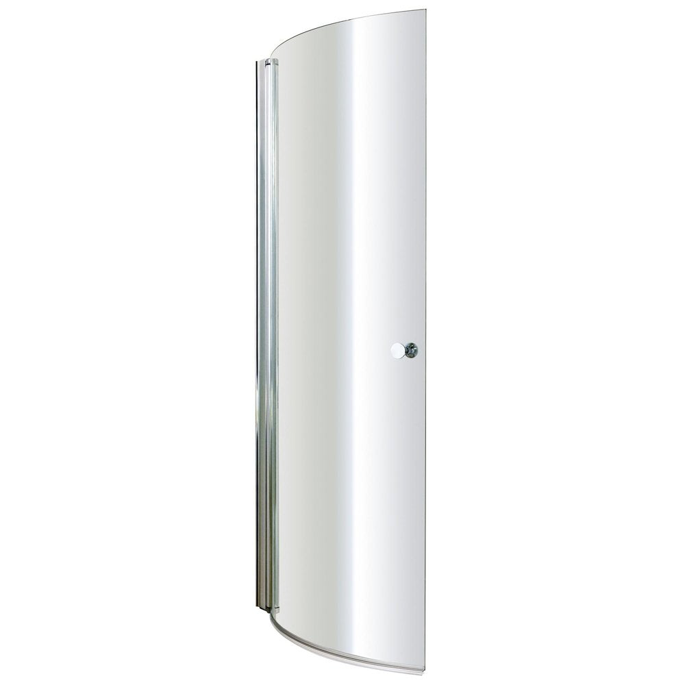Nuie Pacific Curved P-Bath Screen with Knob - NCS1