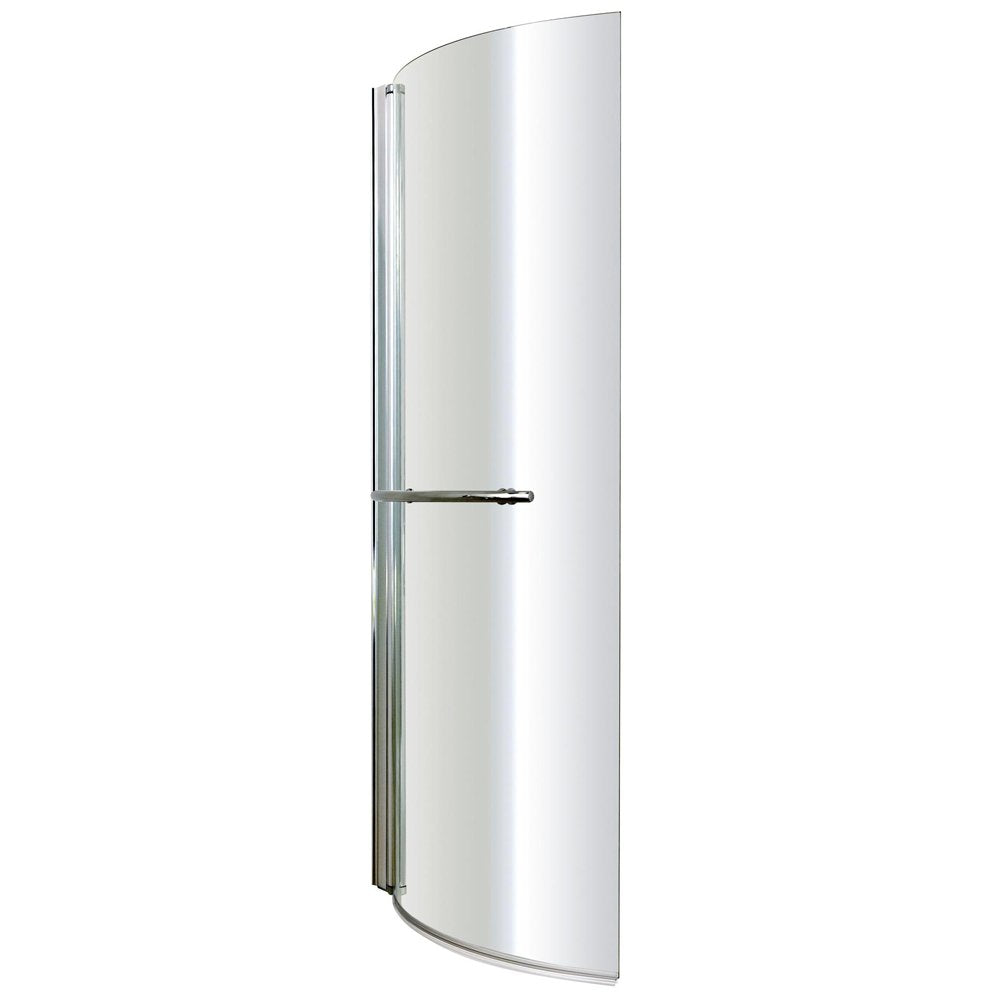 Nuie Curved P-Bath Screen with Rail - NCSR1