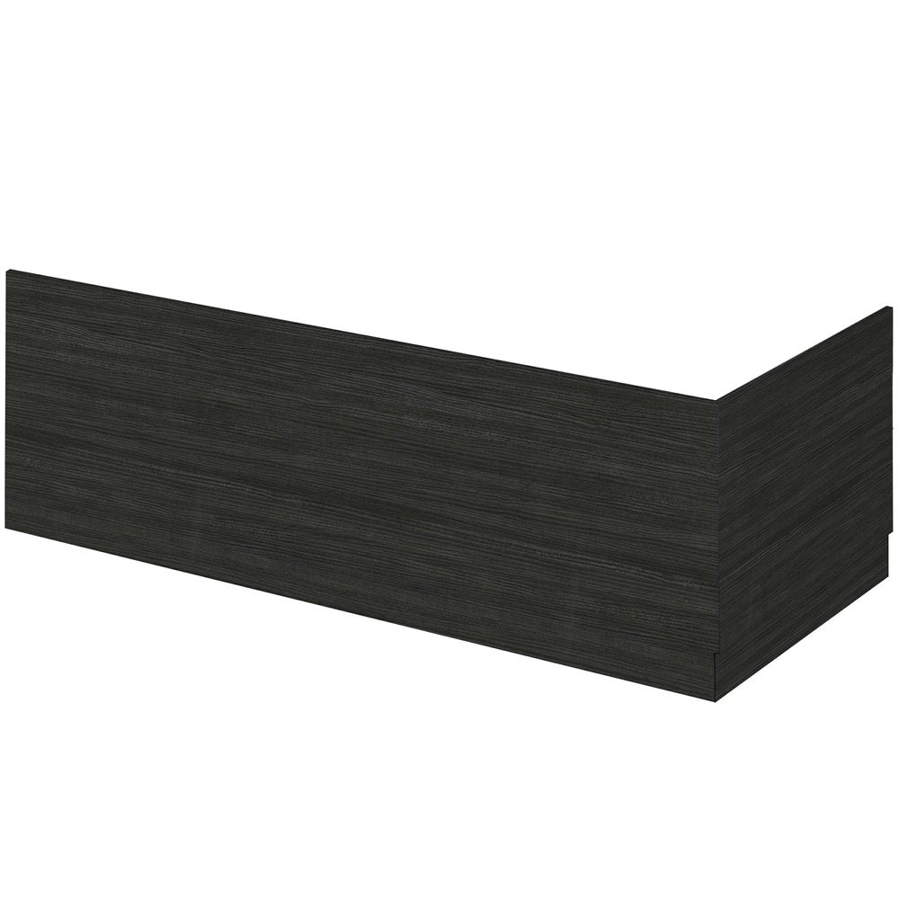 Nuie Athena Charcoal Black 800mm Bath End Panel - MPD613