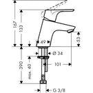 hansgrohe-focus-chrome-cold-water-single-pillar-tap-70-without-waste-