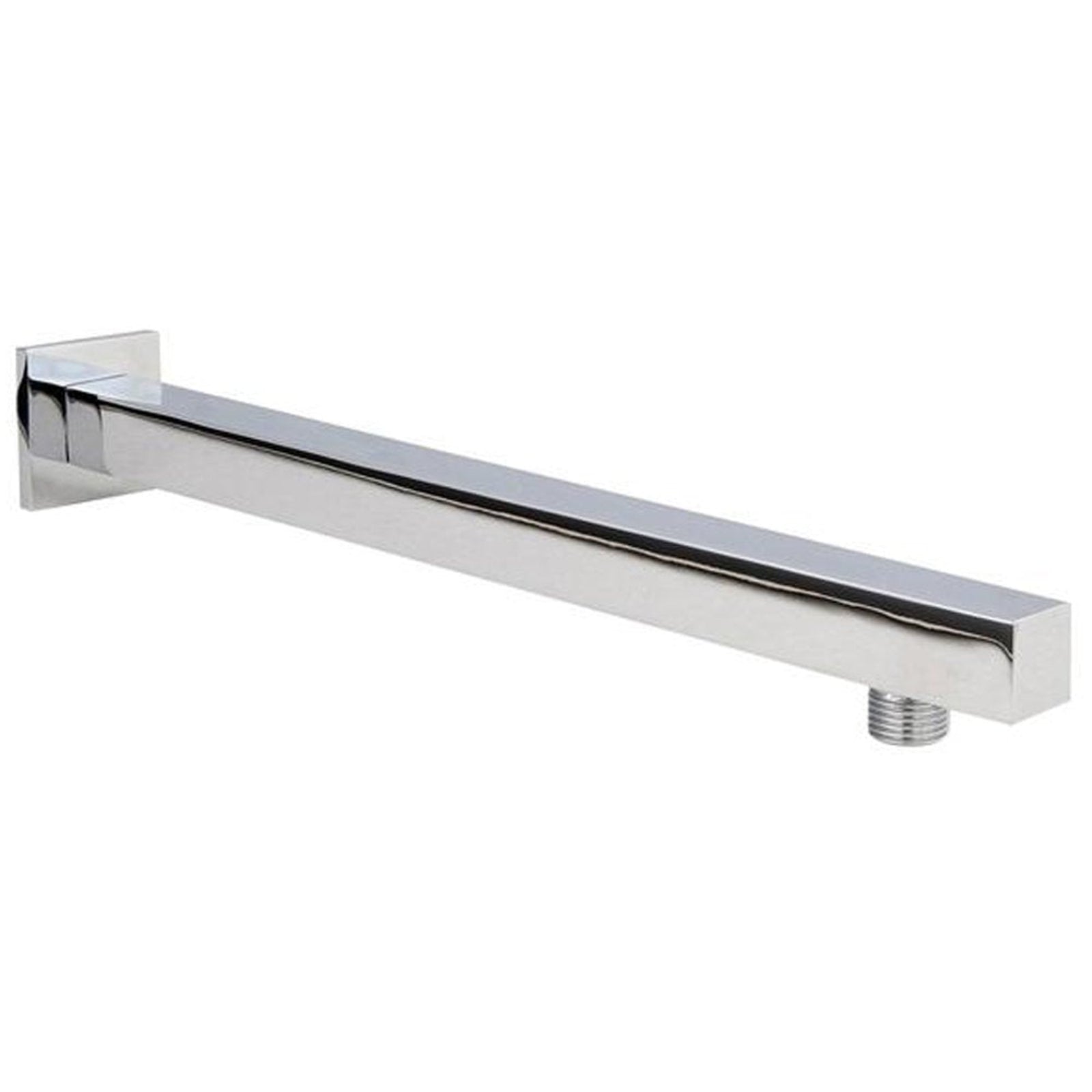 Nuie Volt Square Thermostatic Shower Mixer Valve, Fixed Head & Arm