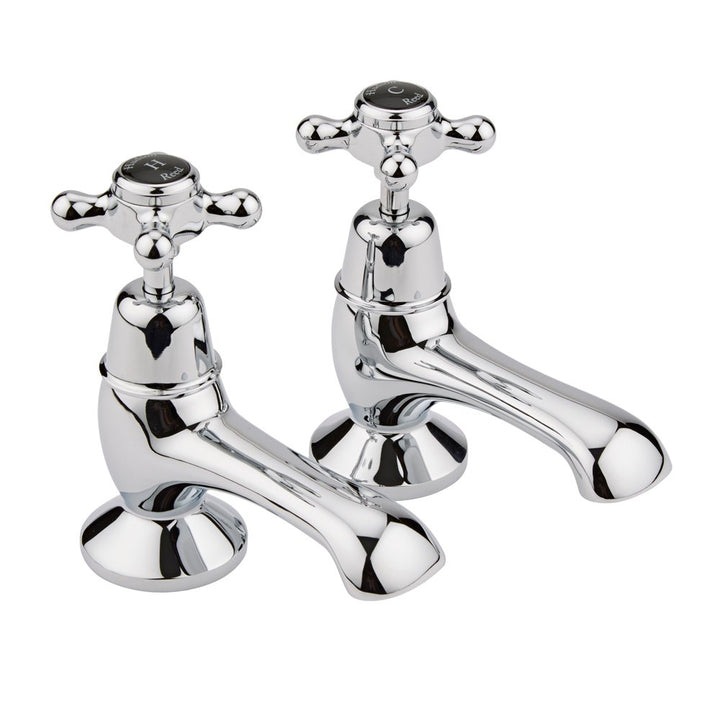 hudson-reed-topaz-black-crosshead-dome-collar-basin-taps---bc401dx-