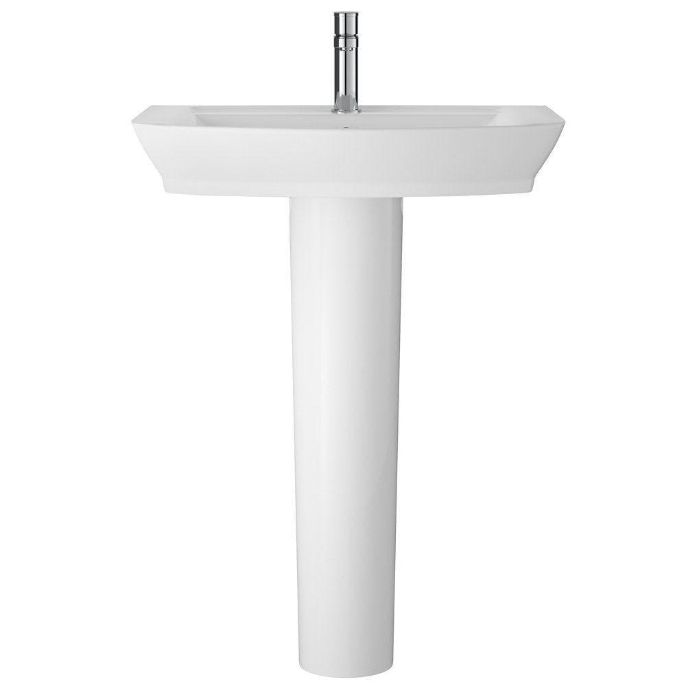 Hudson Reed Maya 550x465 1th White Basin & Full Pedestal