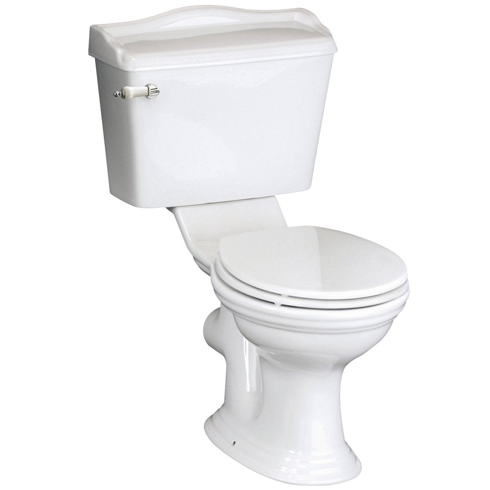 Hudson Reed Chancery White Close Coupled Toilet Pan, Cistern & Seat