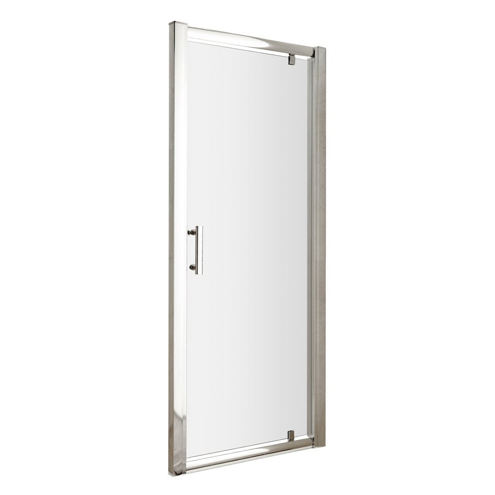 Nuie Pacific Chrome 760mm Pivot Door Shower Enclosure Range