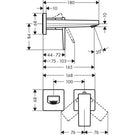hansgrohe-metropol-chrome-lever-handle-basin-mixer-tap-with-165mm-spout-