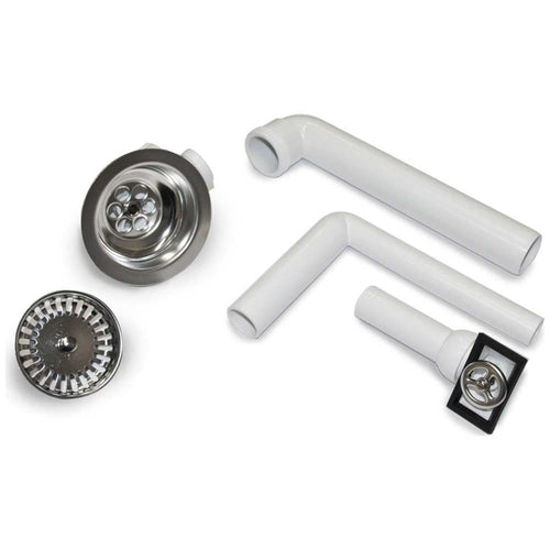 Villeroy & Boch Chrome Kitchen Sink Basket Strainer Waste Kit 82310061