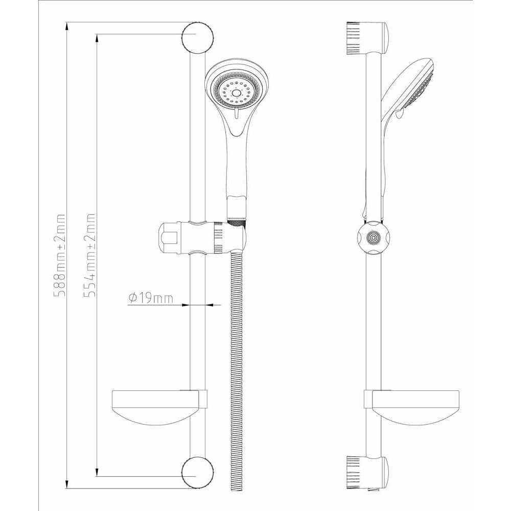 Nuie Slide Rail Kit - JTY034
