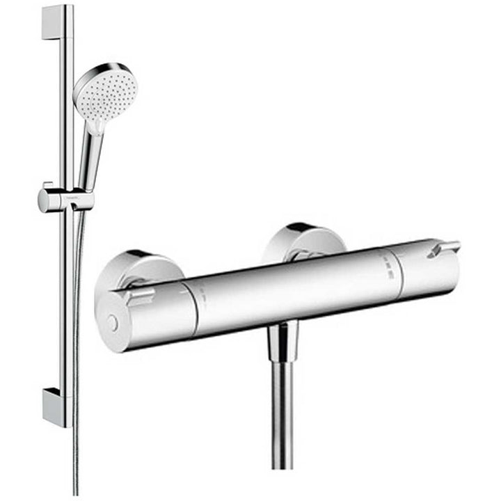 hansgrohe-ecostat-1001cl-thermostatic-shower-valve--crometta-vario-shower-head-
