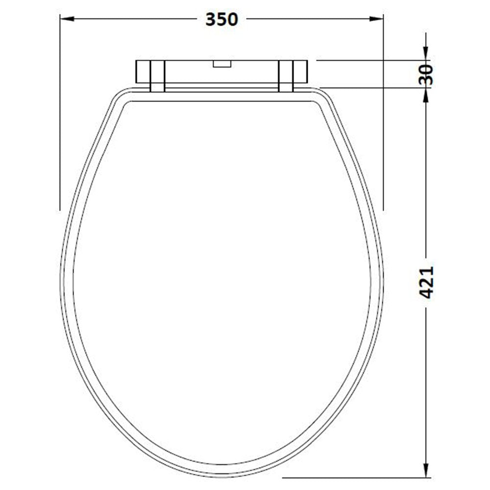 Hudson Reed Richmond Low Level Pan, Cistern, Pipe Kit & White Wooden Seat
