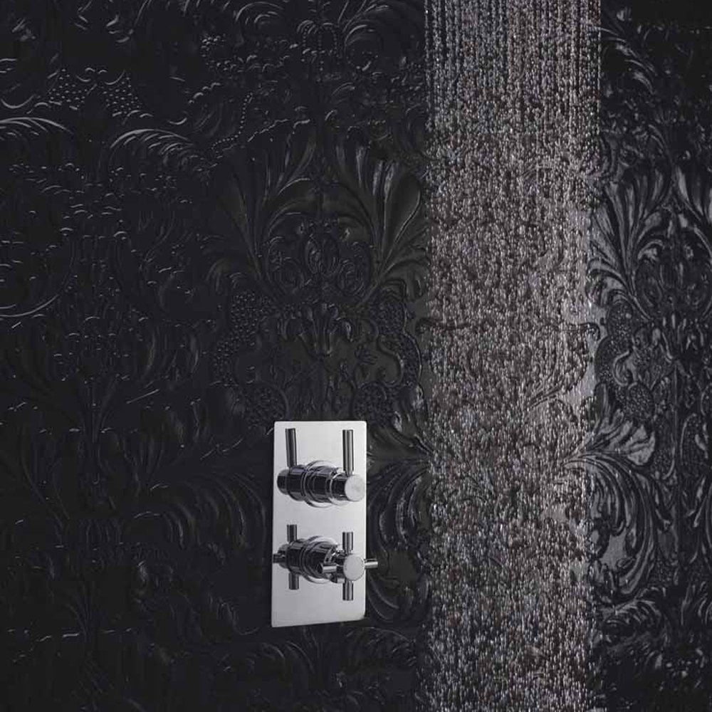 Hudson Reed Chrome Tec Pura Twin Thermostatic Shower Valve - A3003V