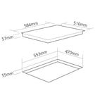 caple-584mm-black-gas-on-glass-hob-c786g-
