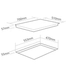 caple-700mm-black-gas-on-glass-hob-c787g-