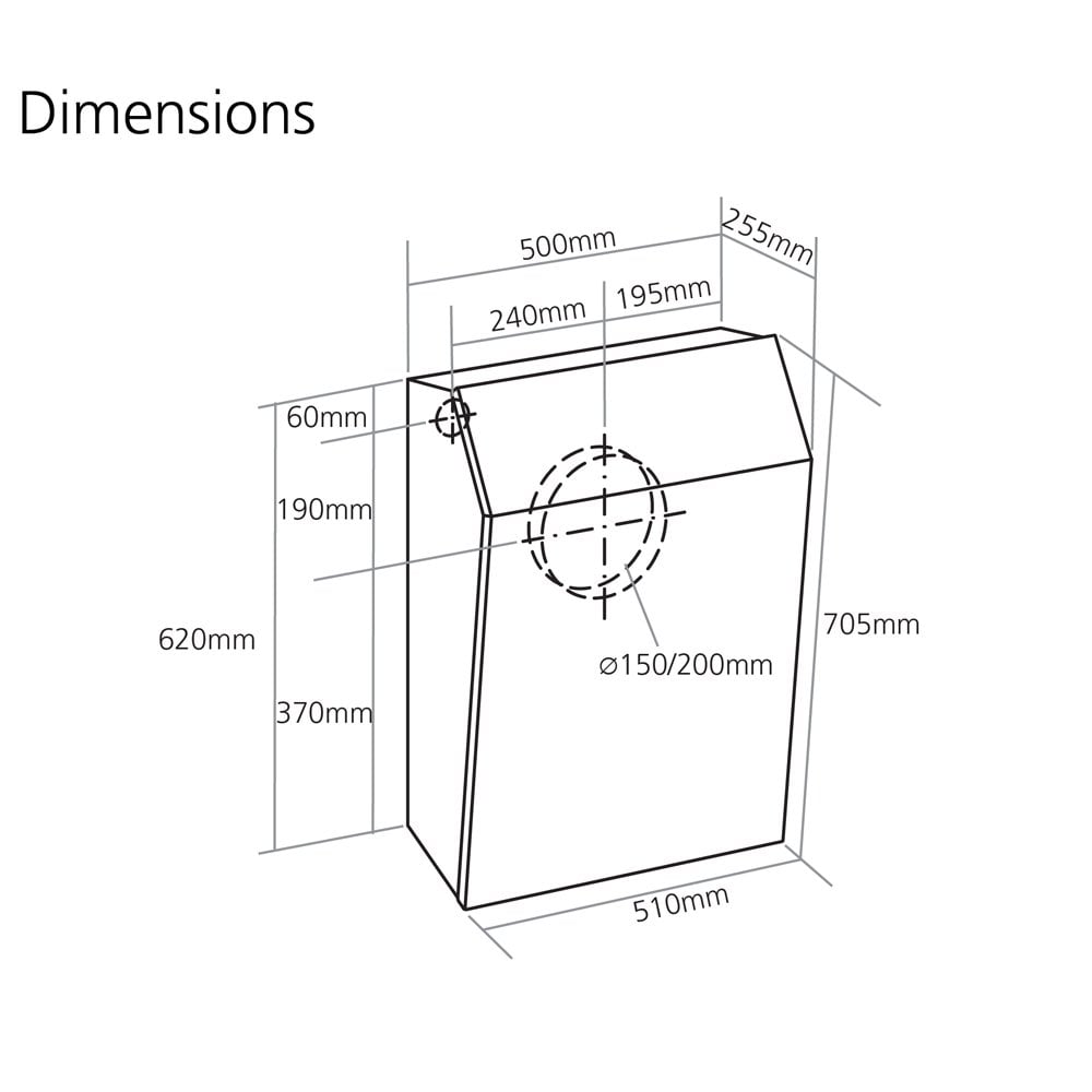 Caple Stainless Steel Downdraft Extraction Motor DDMEXT40