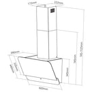 caple-black-glass-39cm-wall-chimney-hood-om600-