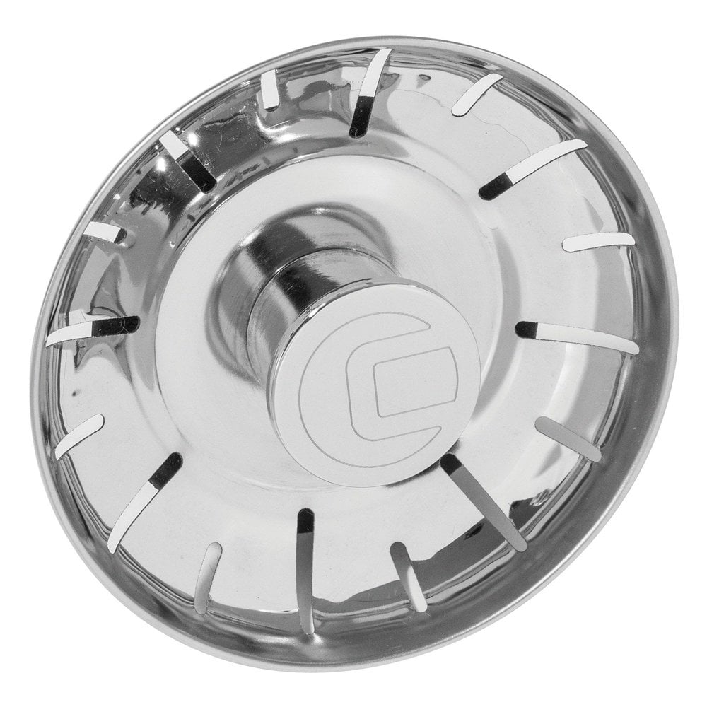 Caple 90mm Chrome Stainless Steel Basket Strainer Waste BSW/OF/SS3