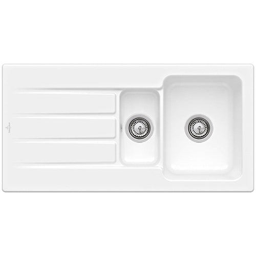 Villeroy & Boch Architectura 60XR 1.5 Bowl Ceramic Kitchen Sink - NO WASTE