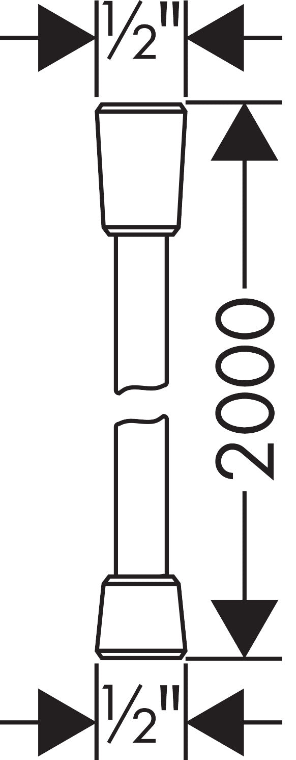 Hansgrohe Isiflex 200cm Shower Hose