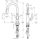 hansgrohe-talis-m51-chrome-pullout-spray-kitchen-sink-mixer-tap-72815000-