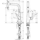 hansgrohe-talis-select-m51-chrome-pullout-kitchen-sink-mixer-tap-72821000-