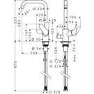 hansgrohe-focus-m41-chrome-single-lever-kitchen-sink-mixer-tap-31823000-
