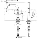 hansgrohe-talis-select-m51-chrome-pullout-kitchen-sink-mixer-tap-72822000-