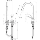 axor-citterio-m-brushed-redgold-pullout-rinse-kitchen-sink-mixer-tap-