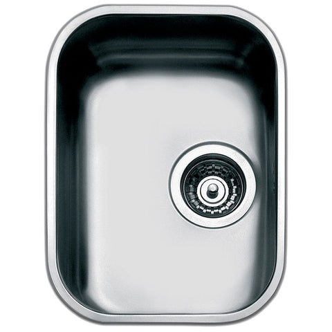 Smeg Alba 1.0 Bowl Brushed Stainless Steel Undermount Kitchen Sink & Waste UM30