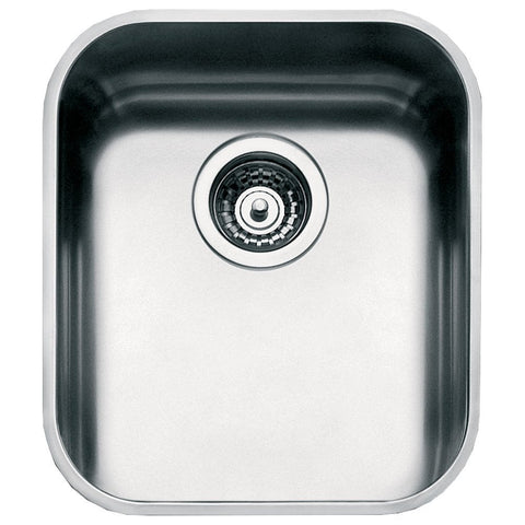 Smeg Alba 1.0 Bowl Brushed Stainless Steel Undermount Kitchen Sink & Waste UM40