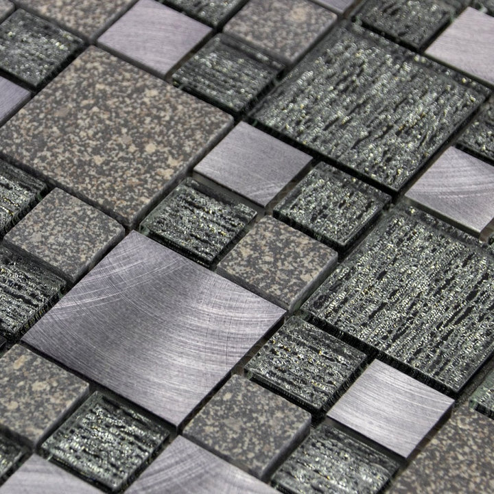luxury-textured-grey-glass-brushed-steel--stone-mosaic-wall-tiles-sheet-8mm-