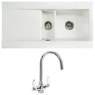 astini-desire-150-15-bowl-gloss-white-ceramic-kitchen-sink-waste--colonial-7018cpwl-tap-