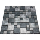 luxury-textured-grey-glass--brushed-steel-mix-mosaic-wall-tiles-sheet-8mm-sch003t-