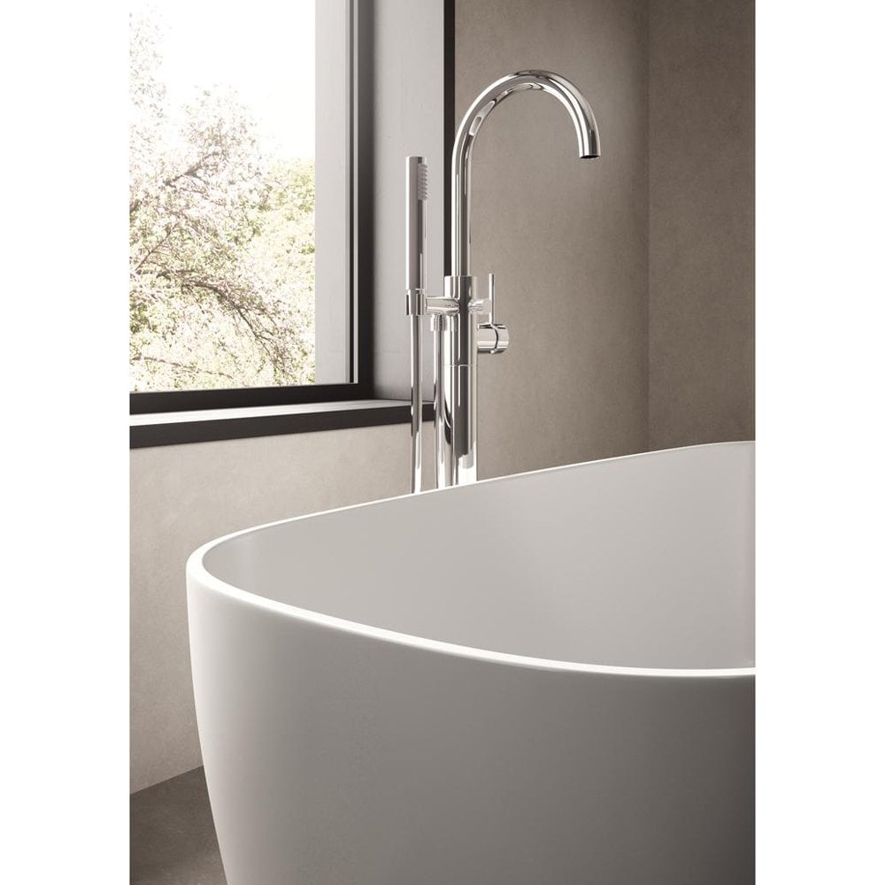 Hudson Reed Bella 1495mm Double Ended Oval Freestanding Bath NBB003