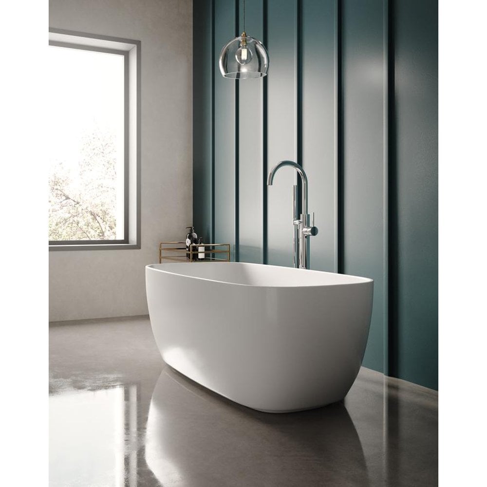 Hudson Reed Bella 1495mm Double Ended Oval Freestanding Bath NBB003