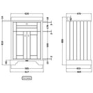 hudson-reed-old-london-timeless-sand-600mm-white-marble--3th-basin-unit-lof425-