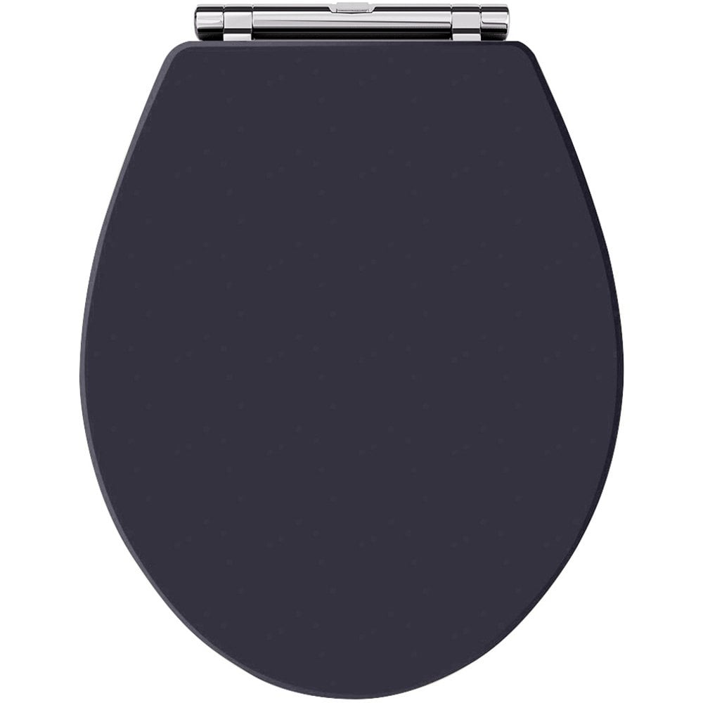 Hudson Reed Richmond 480mm Height Low Level Toilet & Twilight Blue Seat