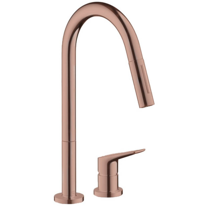 axor-citterio-m-brushed-redgold-pullout-rinse-kitchen-sink-mixer-tap-
