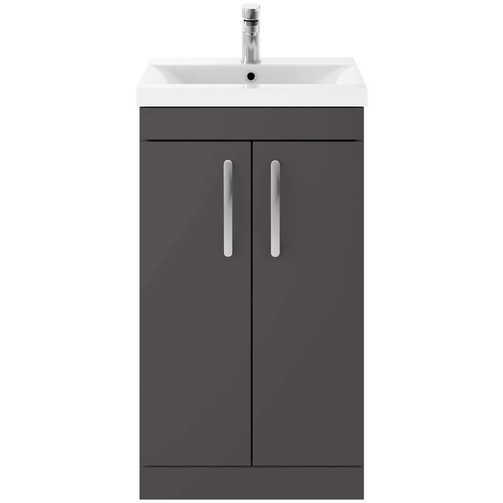 Nuie Athena Floor Standing Cabinet and Basin Vanity Unit