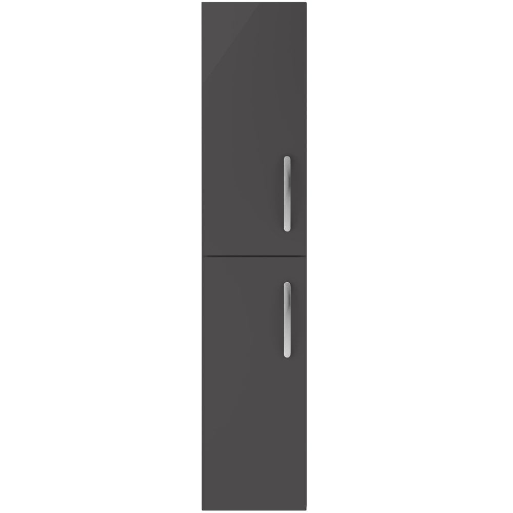 Nuie Athena Gloss Grey Bathroom Suite Set 1