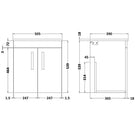 nuie-athena-anthracite-woodgrain-500mm-wall-hung-2-door-vanity-unit--worktop-