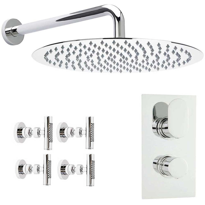 hudson-reed-reign-thermostatic-shower-valve-round-head-400mm--4-body-jets-hrskit400-